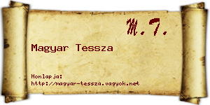 Magyar Tessza névjegykártya